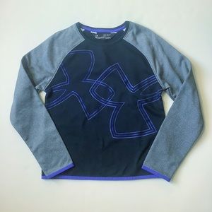 NWT Under Armour Black and Purple Sweatshirt